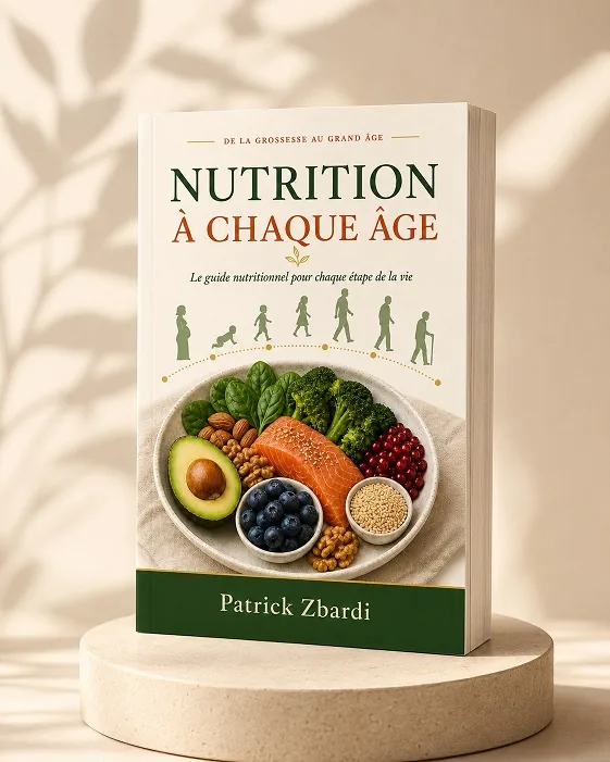 Couverture du livre Nutrition à chaque âge de Patrick Zbardi